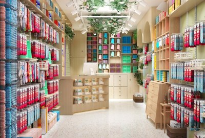 现代袜子店3D模型下载